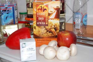 Couscous-Gericht - Zutaten